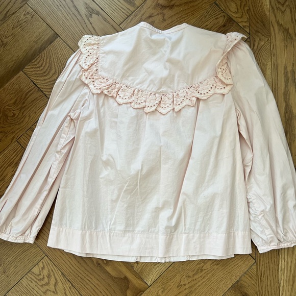 Rebecca Taylor La Vie Cotton Eyelet Ruffle Button down - Picture 11 of 11